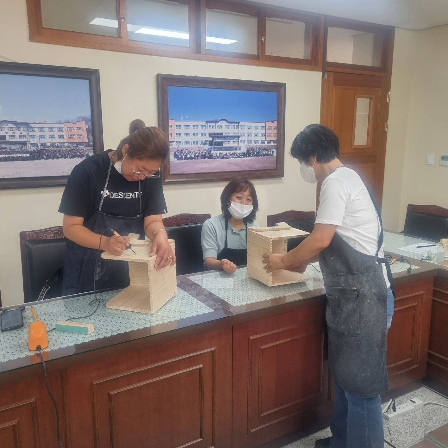 학부모회 프로그램(책꽃이 만들기)